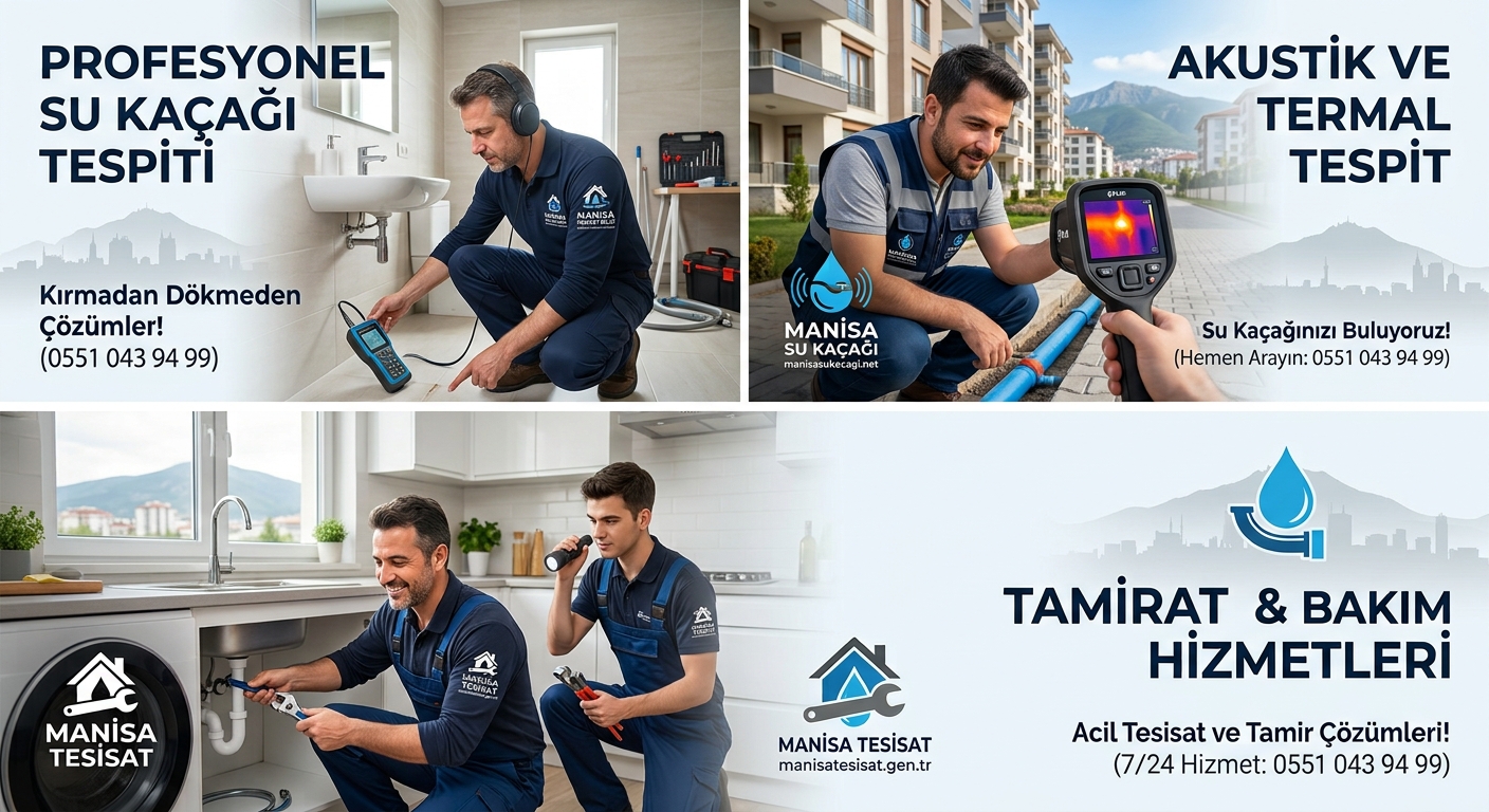 Manisa Tesisatci Güvenilir ve Deneyimli Tesisat Hizmeti
